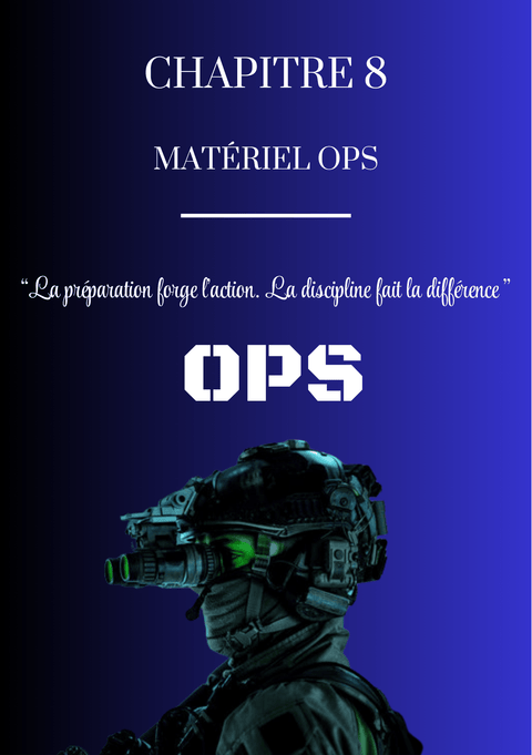 MATÉRIEL OPS - GENDOPS