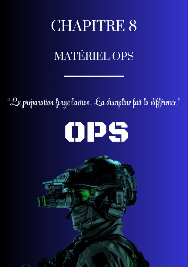 MATÉRIEL OPS - GENDOPS