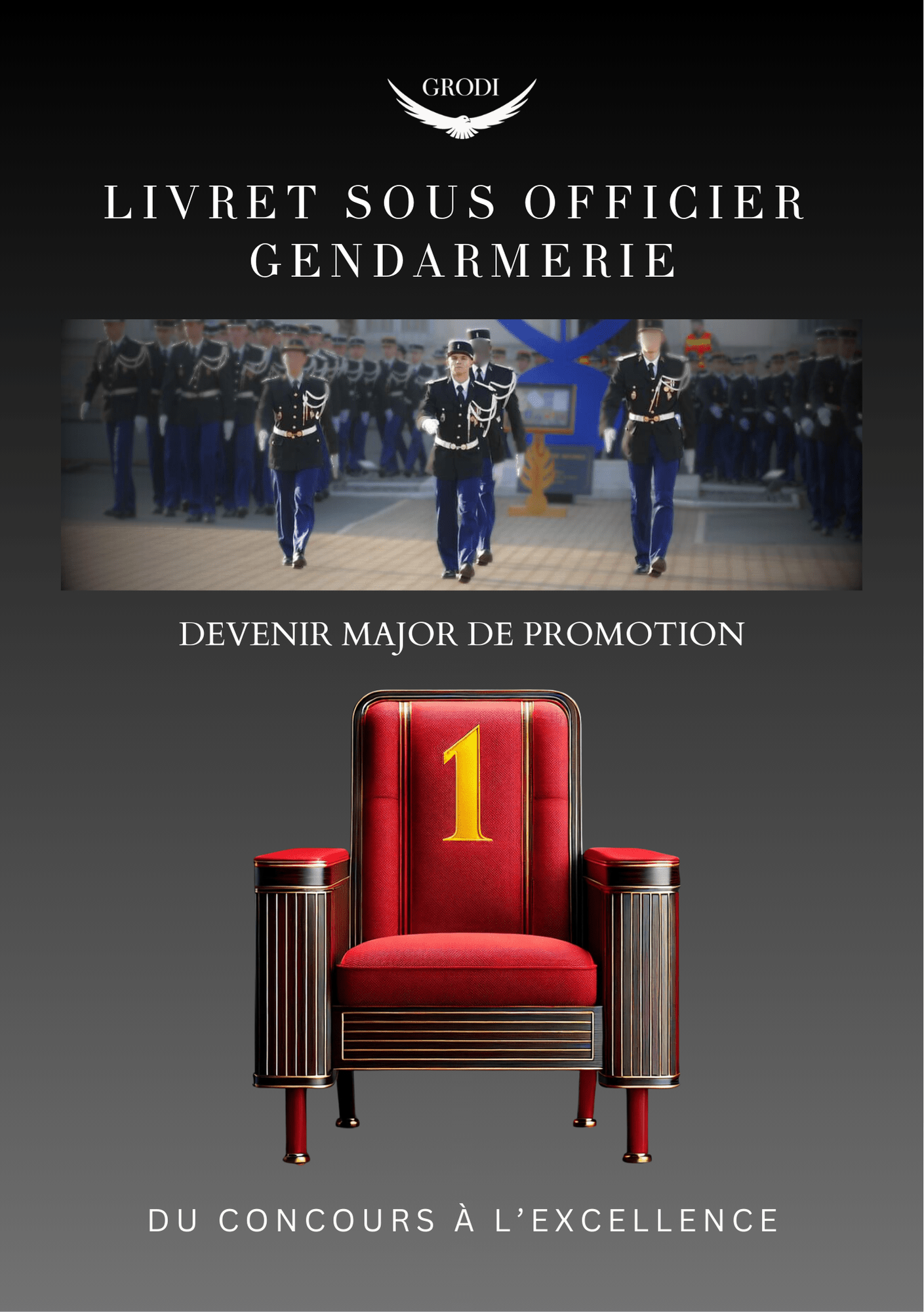 Guide complet du concours sous-officier de gendarmerie, disponible en format papier et numérique